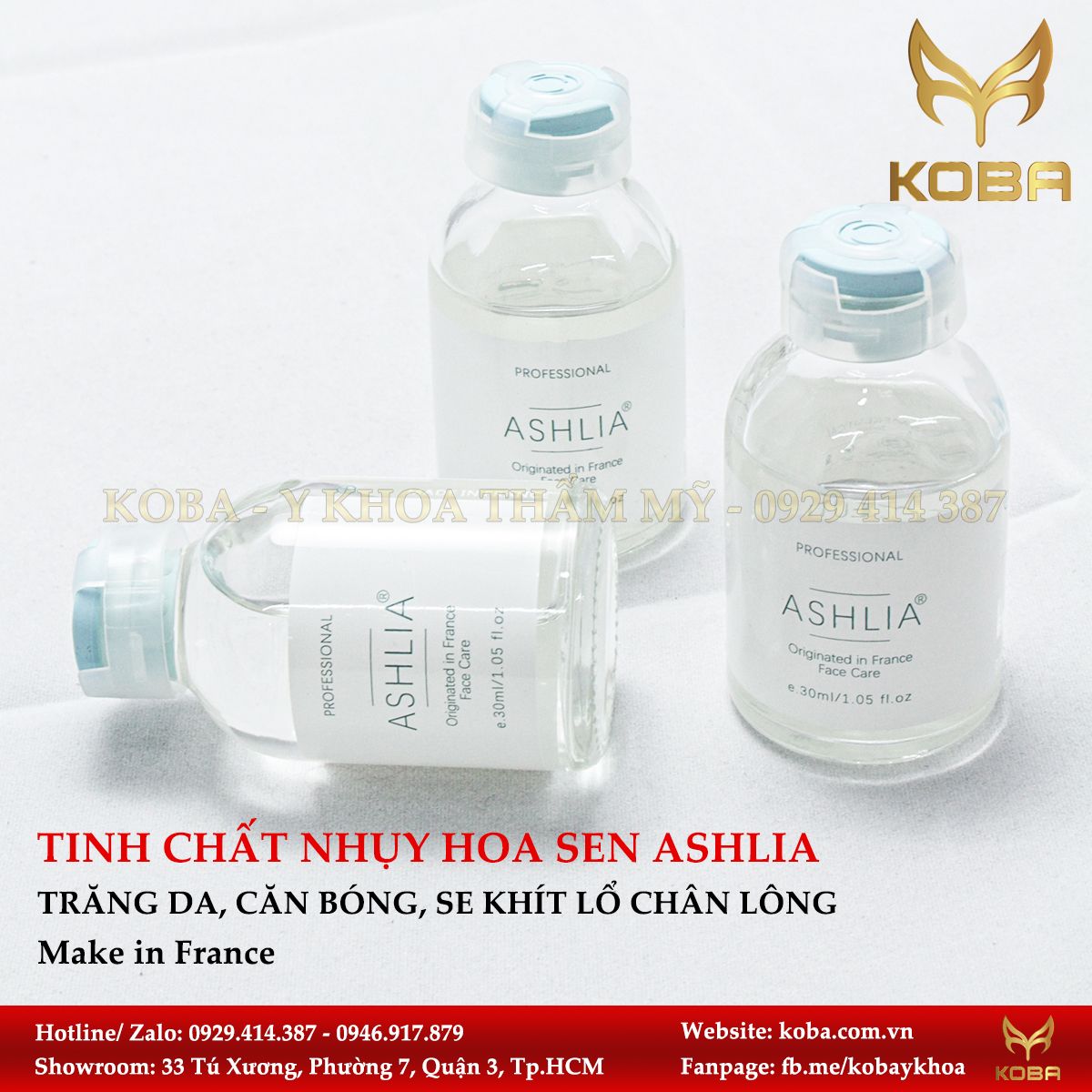 Serum nhụy Hoa Sen Ashlia (Pháp)