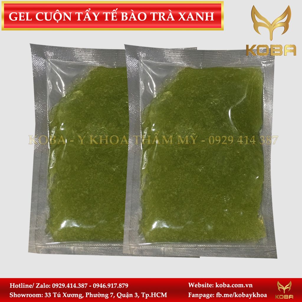 Gel Cuộn Tẩy Tế Bào Trà Xanh gr