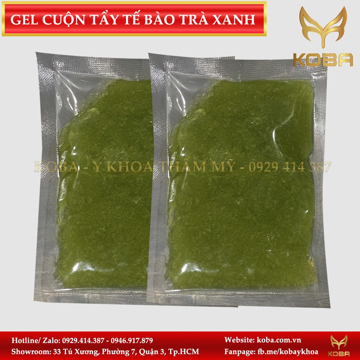 Gel Cuộn Tẩy Tế Bào Trà Xanh 100gr