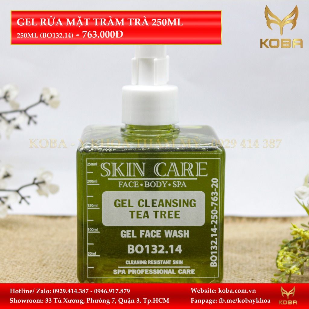 Gel rửa mặt Tràm trà - Sạch sâu, kháng khuẩn, kiểm soát nhờn