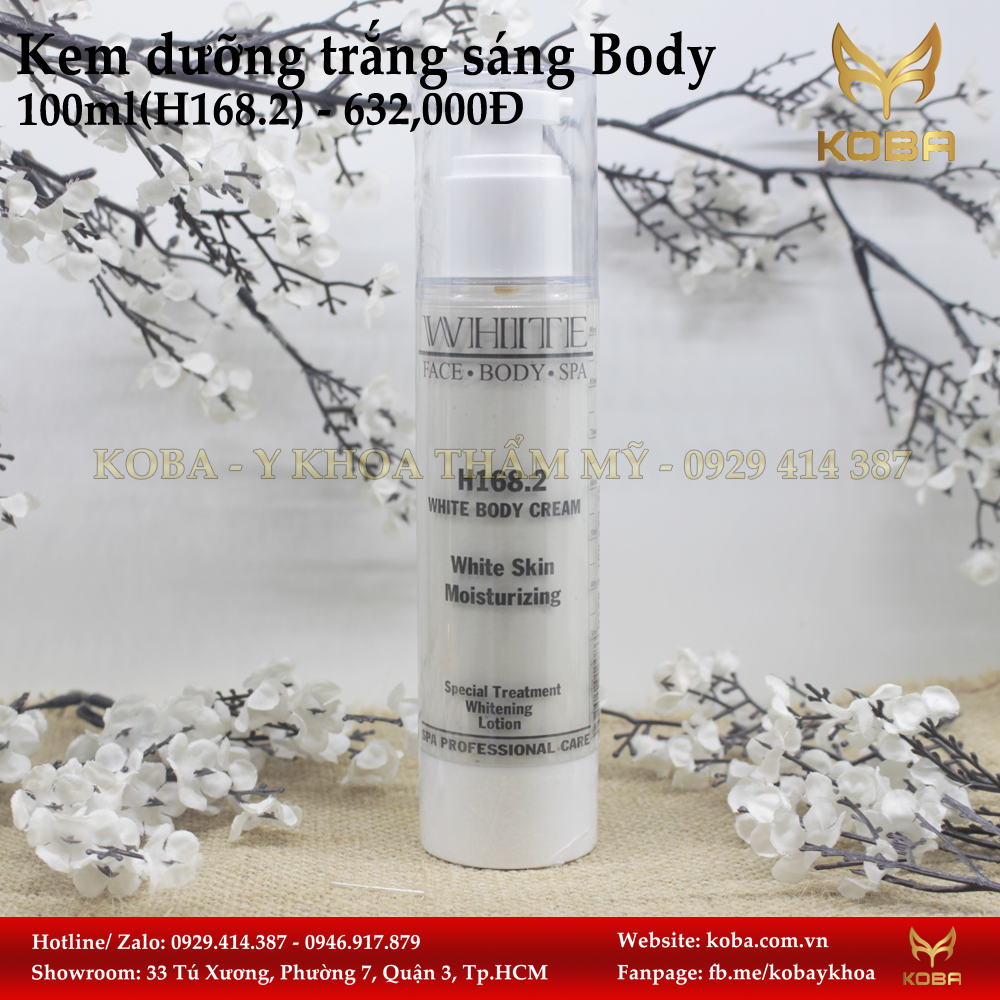 Kem dưỡng trắng sáng Body