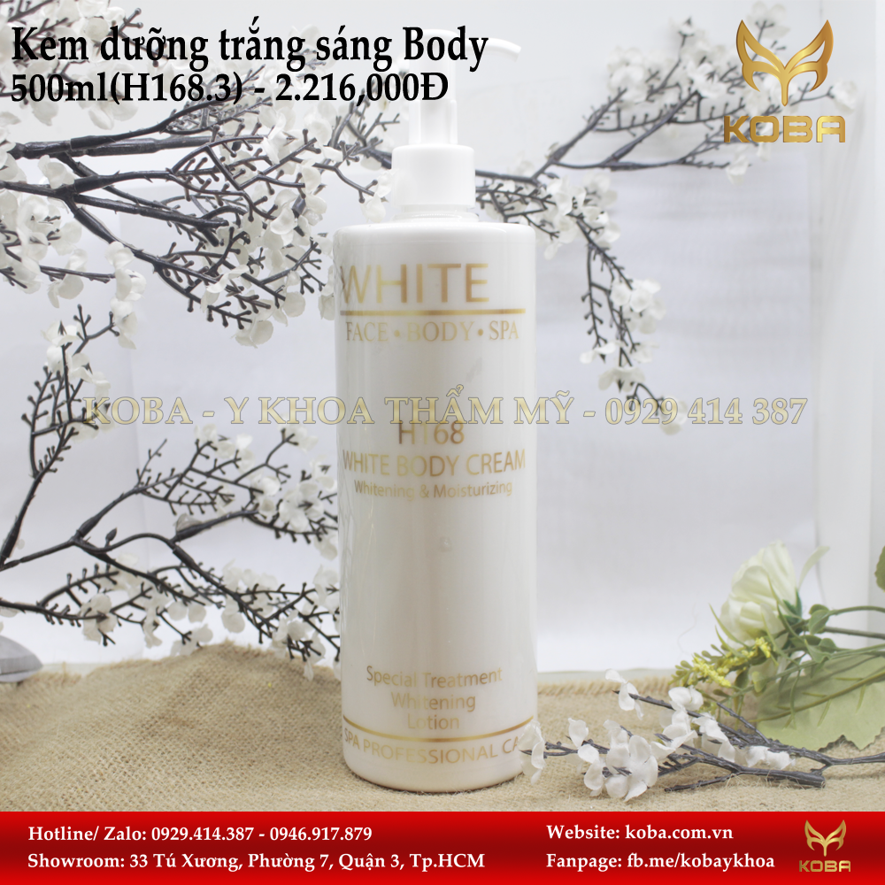 Kem dưỡng trắng sáng Body