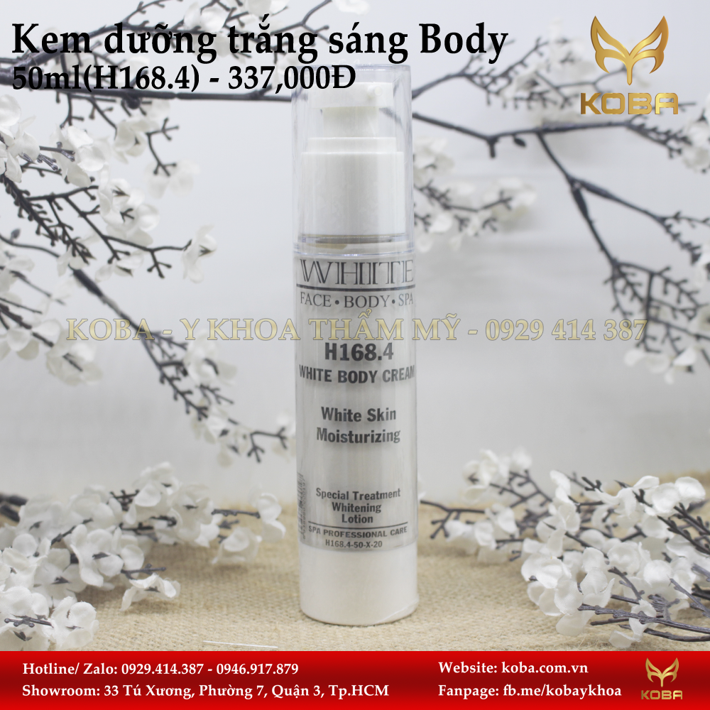Kem dưỡng trắng sáng Body