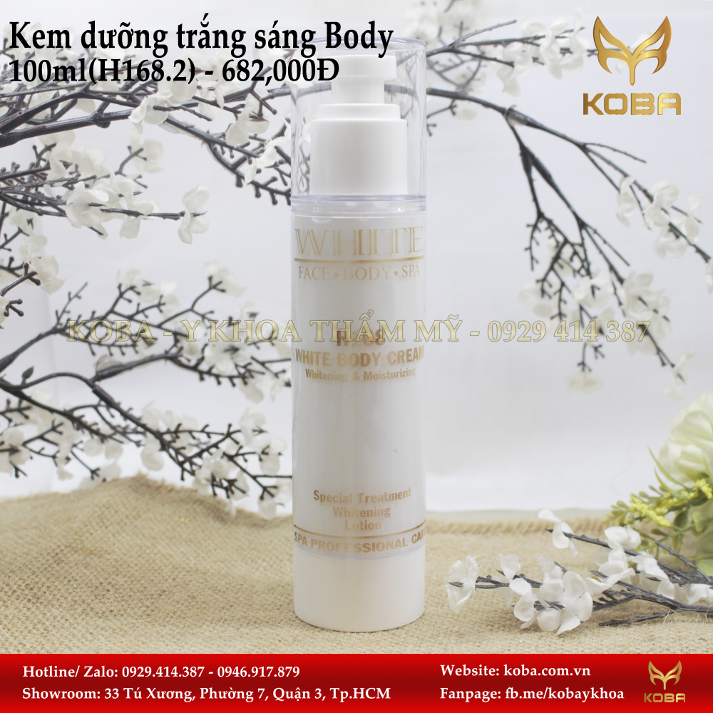 Kem dưỡng trắng sáng Body