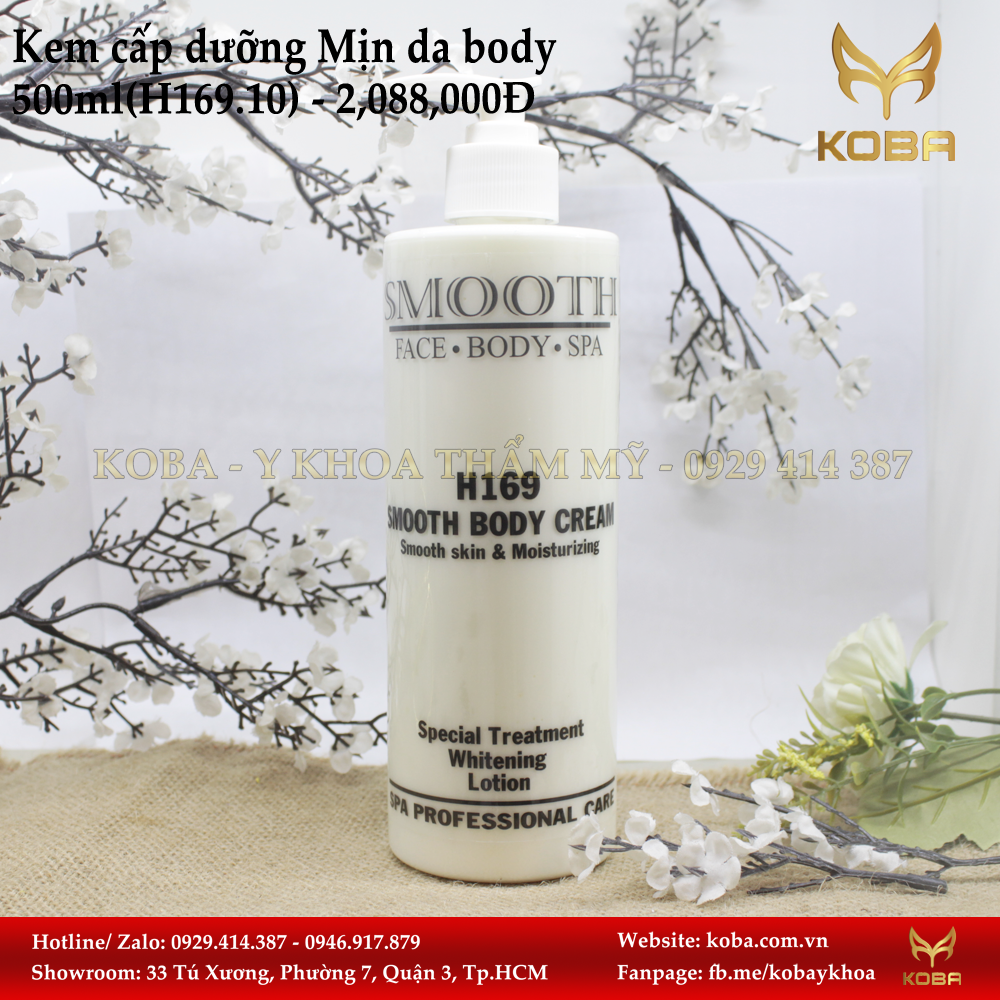 Kem cấp dưỡng Mịn da body