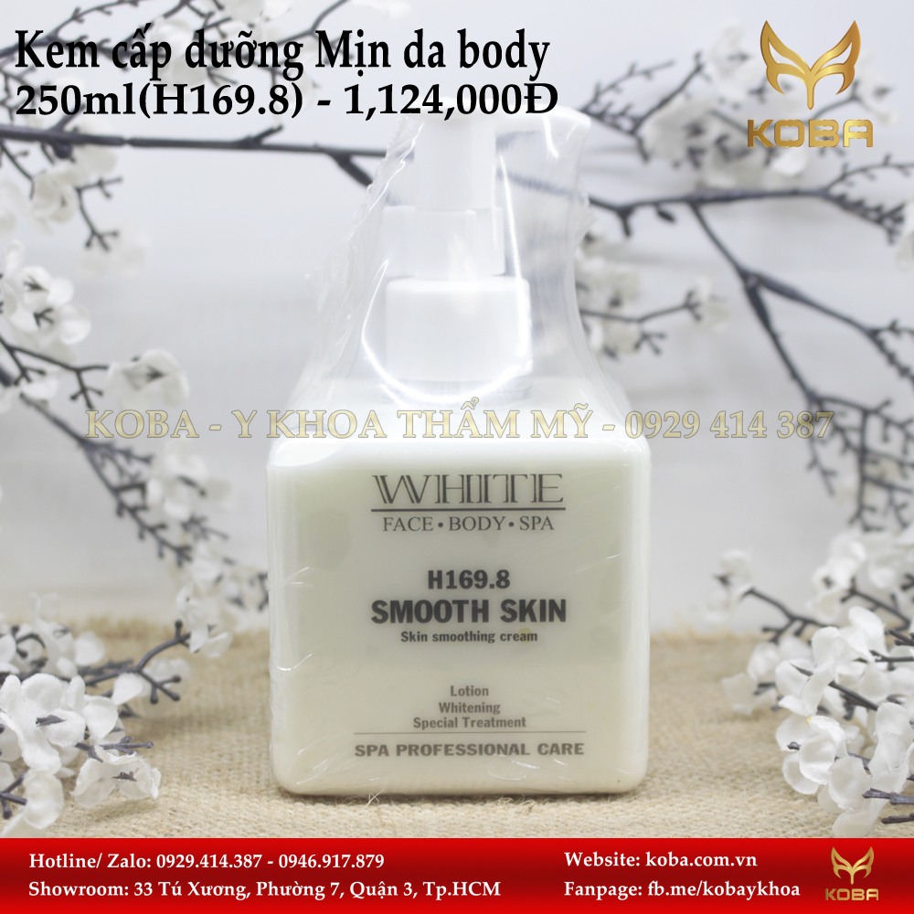 Kem cấp dưỡng Mịn da body