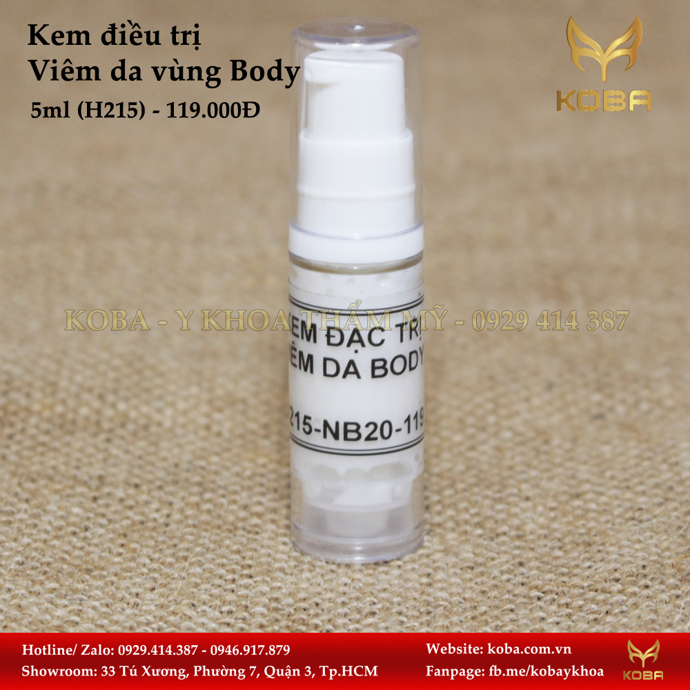 Kem điều trị Viêm da vùng Body