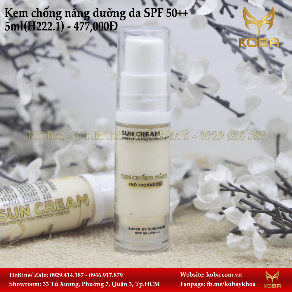 Kem chống nắng dưỡng da SPF 50++