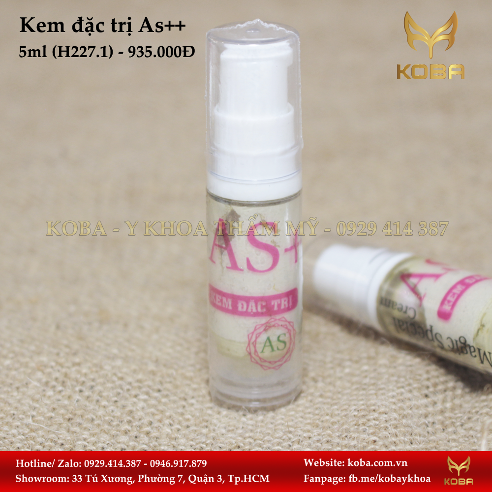 Kem đặc trị As++