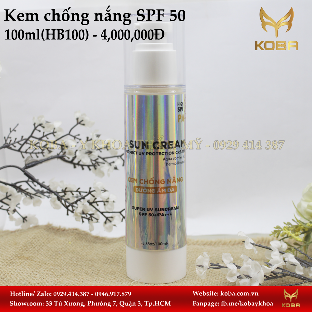 Kem chống nắng SPF 50 + 100ml