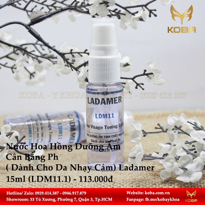 Nước Hoa Hồng Dưỡng Ẩm Cân Bằng Ph ( Dành Cho Da Nhạy Cảm) Ladamer