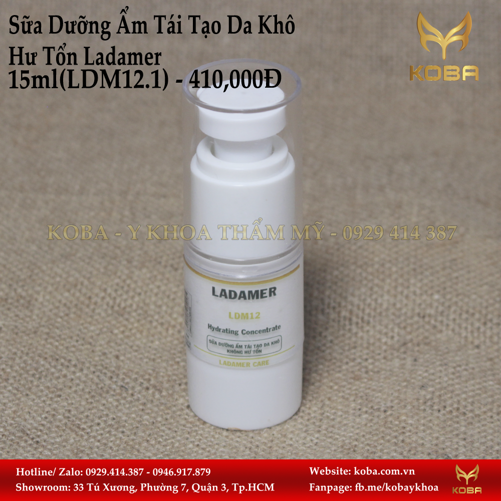 Sữa Dưỡng Ẩm Tái Tạo Da Khô , Hư Tổn Ladamer