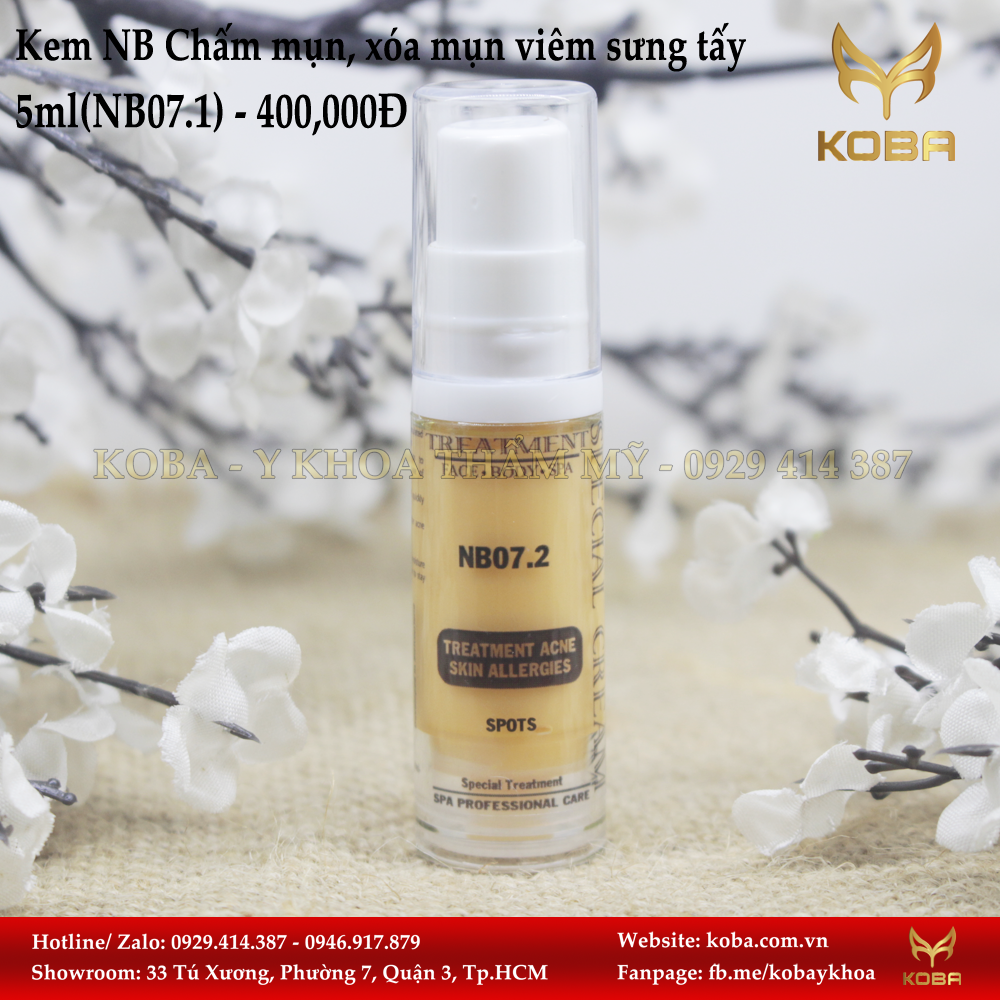 Kem NB Chấm mụn, xóa mụn viêm sưng tấy