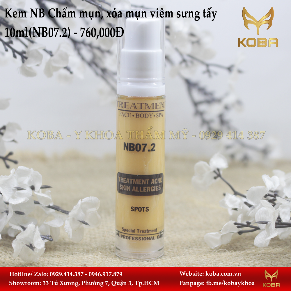 Kem NB Chấm mụn, xóa mụn viêm sưng tấy