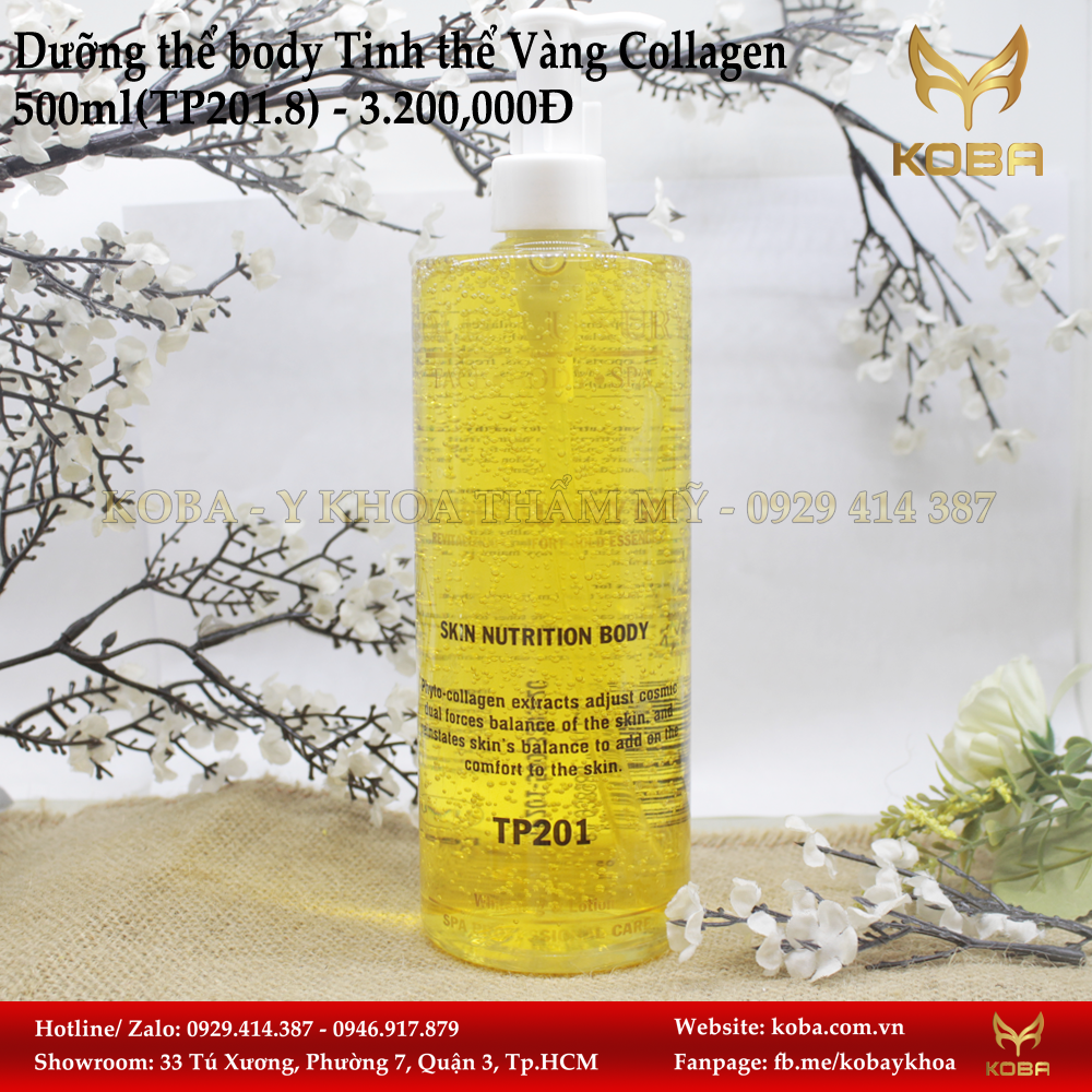 Dưỡng thể body Tinh thể Vàng Collagen