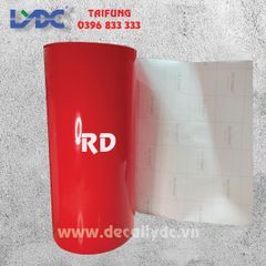 DECAL PVC TAIFUNG ĐỎ (RD)
