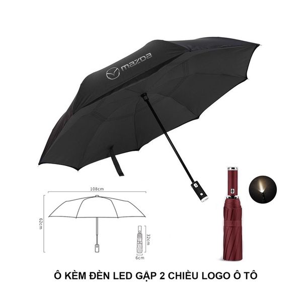 ô dù che mưa có đèn led