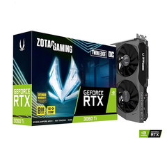 VGA Zotac RTX 3060TI 8GB GDDR6 Twin Edge OC LHR 2 Fan