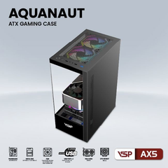 Vỏ Case VSP Aquanaut AX5 Black (Mid Tower, ATX)