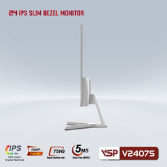 Màn hình VSP IPS 24inch tràn viền V2407S (White)