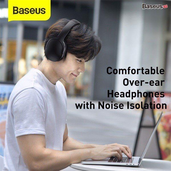 Tai nghe chụp tai không dây Baseus Encok Wireless headphone D02 Pro (Bluetooth 5.0, Wireless Hifi Surround Headphone)