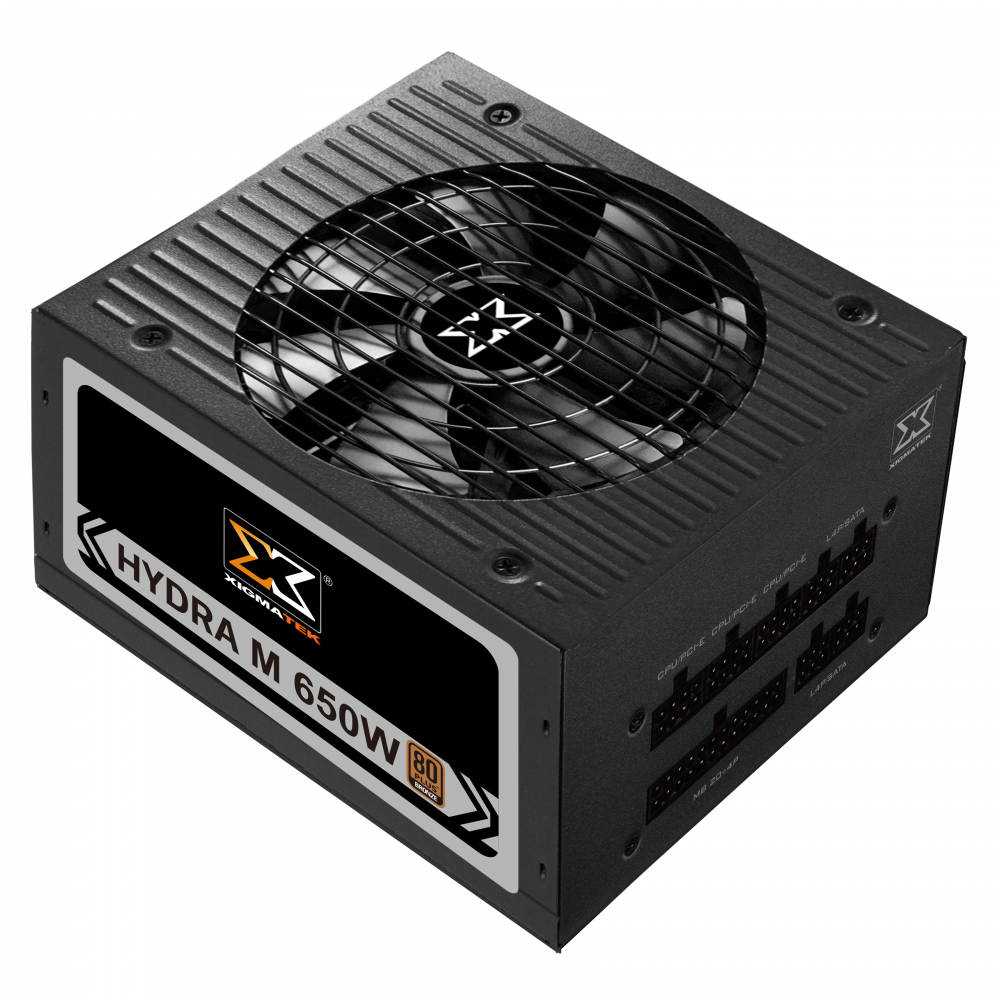 PSU XIGMATEK HYDRA M 650 (EN44214) - 80PLUS BRONZE, 100% CÁP RỜI - DẠNG DẸT