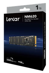Ổ cứng SSD Lexar NM620 1TB (NVMe Gen3x4/ Đọc 3300MB/s / Ghi 3000MB/s)