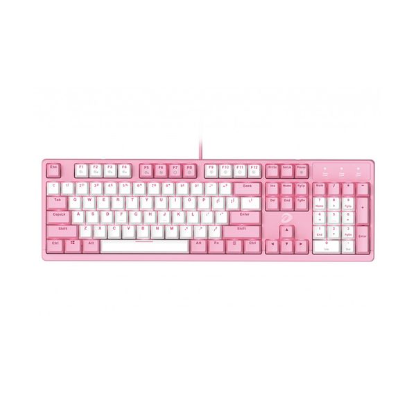 Bàn Phím cơ Dareu EK1280s Pink White (USB/Pink LED/Red switch)