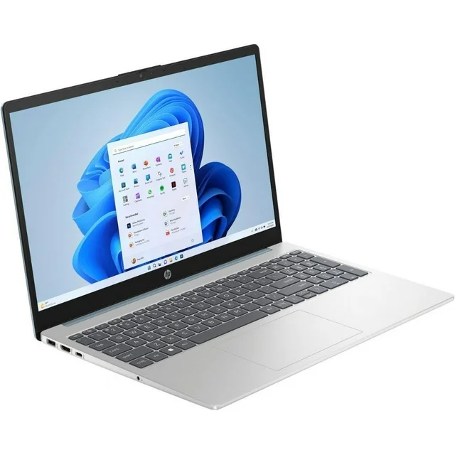 [New 100%] Laptop HP 15-fc0093dx (Ryzen 5-7520U | 16GB | 256GB| 15.6'' FHD | Bạc)