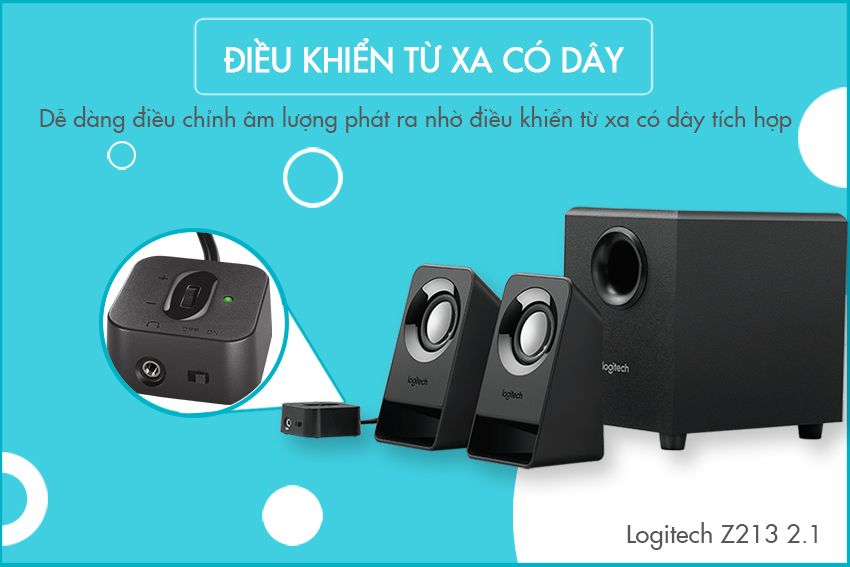 Loa Logitech Z213 - 2.1