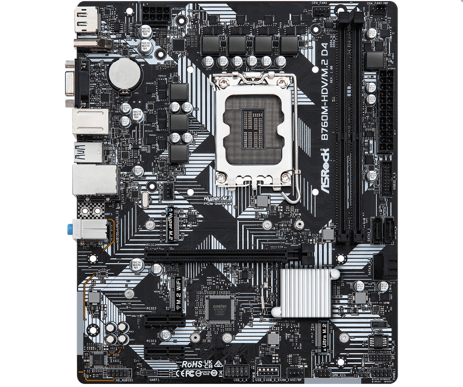 Mainboard ASRock B760M-HDV/M.2 D4