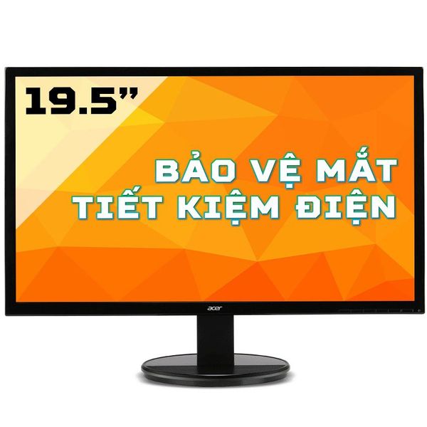 Màn hình Acer K202HQL (19.5 inch/HD+/LED/VGA/TN/60Hz/250 cd/m²/5ms)