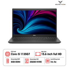 Laptop Dell Latitude 3520 (Core i5-1135G7 | 8GB | 256GB | Intel Iris Xe | 15.6 inch FHD | Windows 10 | Đen)