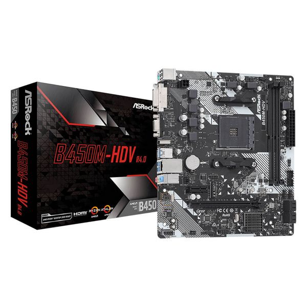 Mainboard Asrock B450M-HDV R4.0