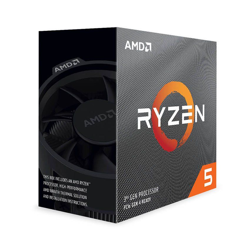 CPU AMD Ryzen 5 3600 (3.6GHz turbo up to 4.2GHz, 6 nhân 12 luồng, 35MB Cache, 65W) - Socket AMD AM4