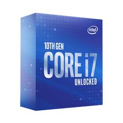 CPU Intel Core i7-10700K (3.8GHz turbo up to 5.1GHz, 8 nhân 16 luồng, 16MB Cache, 125W) - Socket Intel LGA 1200 - No Box