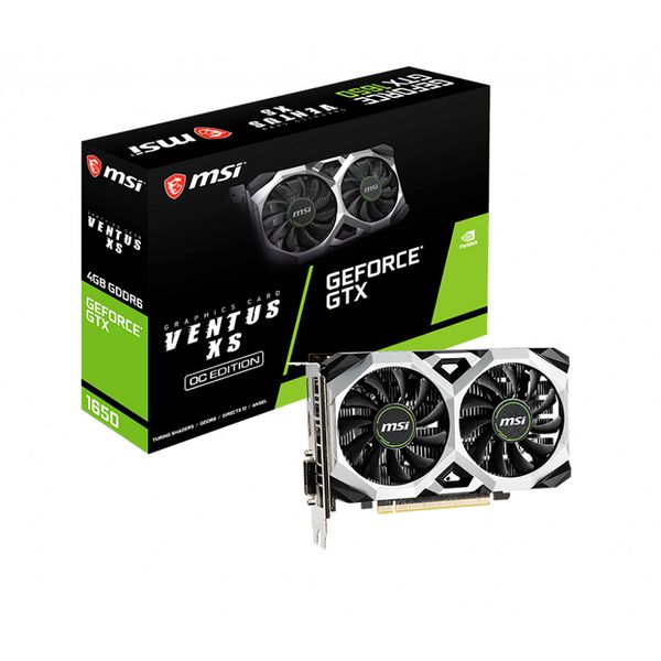 Card màn hình MSI GTX 1650 D6 VENTUS XS 4G OC