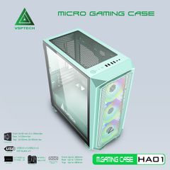 Vỏ Case VSP Gaming HA01 Green (No Fan)