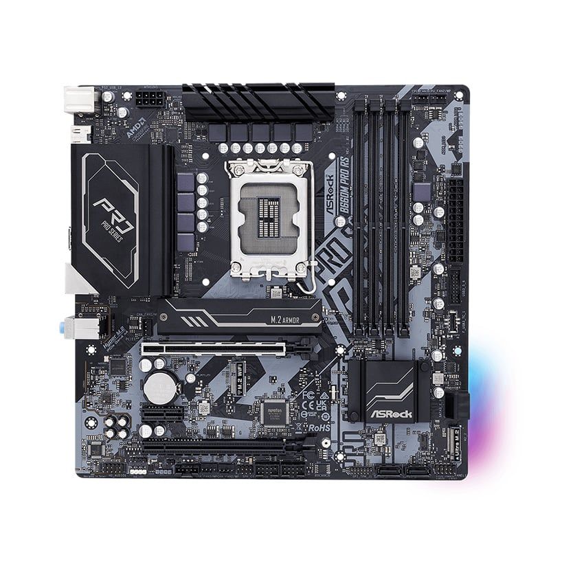 Mainboard ASROCK B660M PRO RS (Intel B660, Socket 1700, M-ATX, 4 khe RAM DDR4)