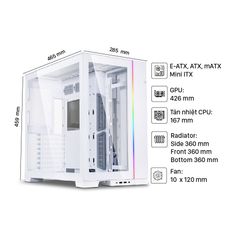 Vỏ Case LIAN-LI PC - O11 Dynamic Evo White (Mid Tower/Màu Trắng)