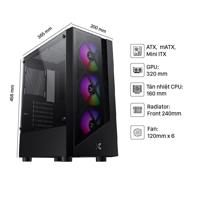 Vỏ Case Xigmatek DUKE 3F EN49080