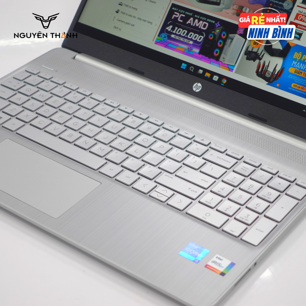 Laptop HP 15-dy5073dx ( Core i7-1255U/ 16GB RAM/ 512GB SSD/ 15.6''FHD cảm ứng/ Win 11/ Silver)