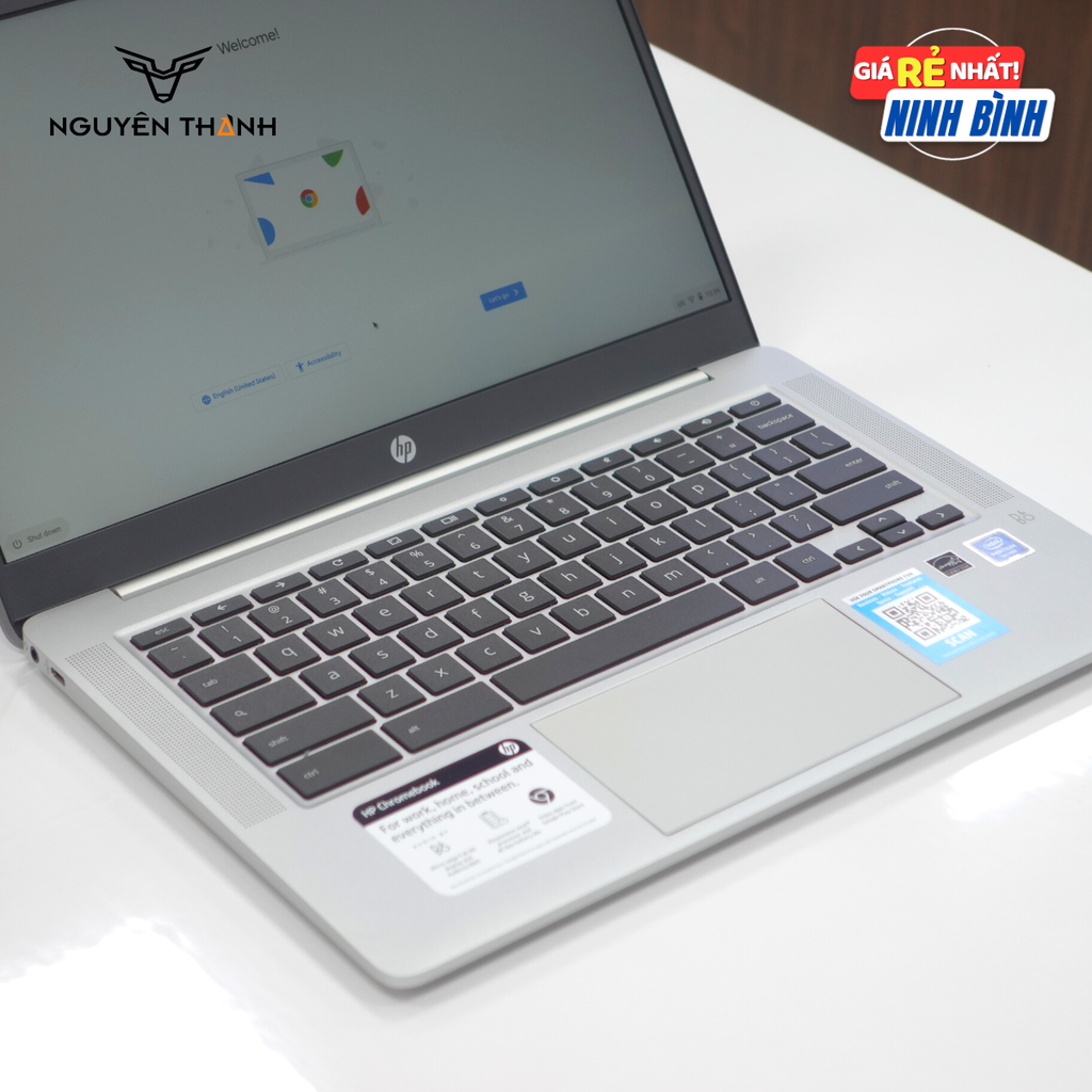 Laptop HP Chromebook 14a-na0051CL ( Intel® Pentium® Silver N5030/ Ram 4GB/ SSD 64 GB eMMC/ 14