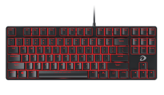 Bàn phím cơ Gaming DAREU EK87 - Black (RED Led, Blue/ Brown/ Red D switch)