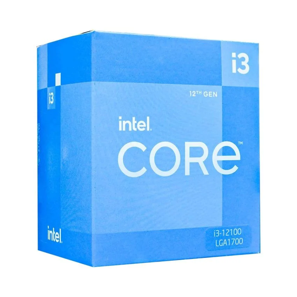 CPU Intel Core i3-12100 (3.3GHz turbo up to 4.3GHz, 4 nhân 8 luồng, 12MB Cache, 58W) - NO BOX