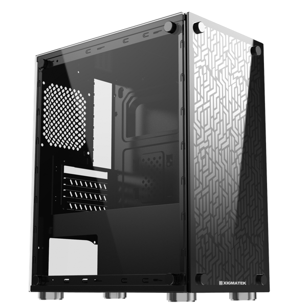 Vỏ case XIGMATEK NYX (EN43040) - M-ATX, 2 SIDE TEMPERED GLASS