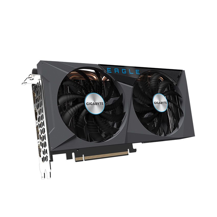 Card màn hình Gigabyte RTX 3060 EAGLE OC 12G (12GB GDDR6, 192-bit, HDMI +DP, 1x8-pin)