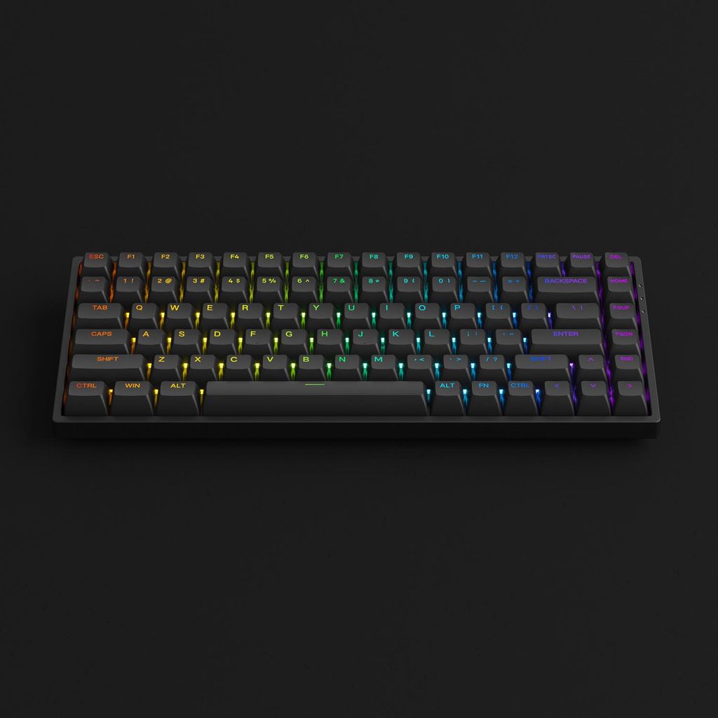 Bàn phím cơ AKKO 3084 v2 RGB- Black (Akko CS Jelly Purple switch)