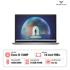 Laptop Dell Inspiron 5430 (Core i5-1340P | 16GB | SSD 512GB | 14.0'' FHD | Win 11 | Bạc)