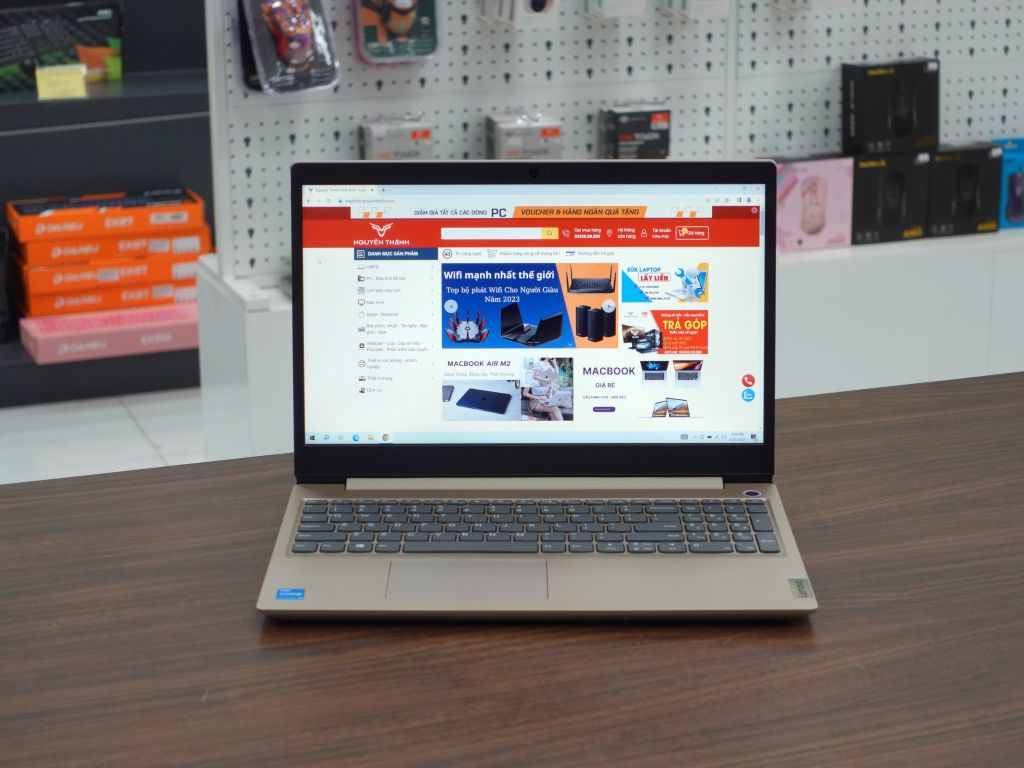 Laptop Lenovo IdeaPad 3 15ITL05 (Core™ i3-1115G4 | 4GB | 128GB | Intel UHD | 15.6 inch FHD | Win 11 Home | Almond)